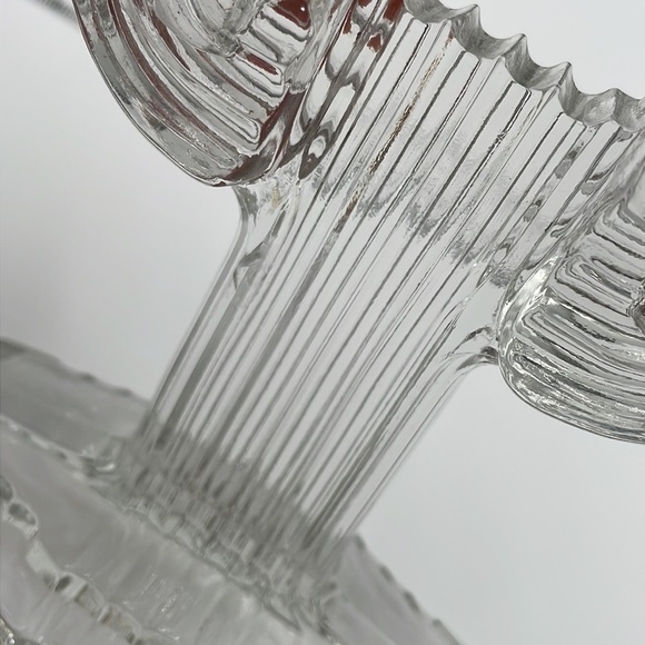 Vintage Mid Century Modern Cactus Western Glass Candle Holders - Picture 6 of 8